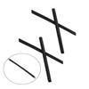 2 Pairs Ear Socks Replacement Temple Sleeves for Oakley Conductor 6 OO4106/Conductor 8 OO4107 Sunglasses Frame, Silicone Soft Black Ear Tips view 4