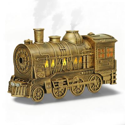 300ML Train Diffusers for Essential Oils, Magic Train Diffuser, Large Room Remote Control Quiet Aromatherapy Diffuser, Cool Mist Humidifier with Night Light for Bedroom Desk Auto Shut-Off (Bronze)