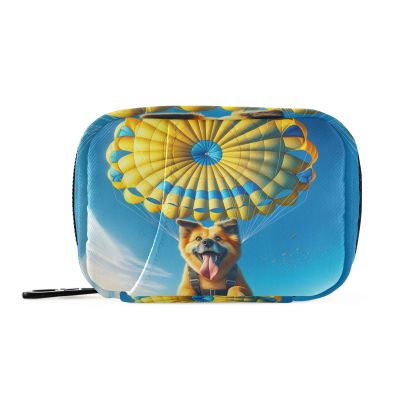 Dog Parachute Weekly Medicine Pill Organizer Travel Pill Case Box Holder Container Small for Vitamin Supplement