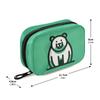 Bear Green Weekly Medicine Pill Organizer Travel Pill Case Box Holder Container Small for Vitamin Supplement view 3