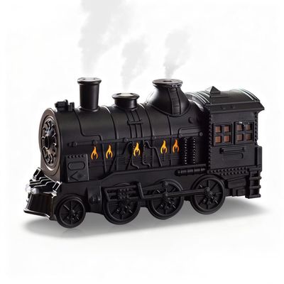 300ML Train Diffusers for Essential Oils, Magic Train Diffuser, Large Room Remote Control Quiet Aromatherapy Diffuser, Cool Mist Humidifier with Night Light for Bedroom Desk Auto Shut-Off (Black)