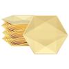 Disposable Paper Plates, 8 Inch Yellow Disposable Trays for Food, Compostable & Biodegradable Event Plates, Unbleached, Soak-Proof, Cut Resistant,30 Pack Bagasse Food Trays for Wedding, Christmas view 1