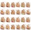 24PCS Christmas Boxes Paper Gingerbread House Empty Advent Calendar Boxes with Hanging Rope for Xmas Holiday Party Treat Cookie Snack Christmas view 1