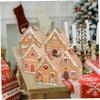 24PCS Christmas Boxes Paper Gingerbread House Empty Advent Calendar Boxes with Hanging Rope for Xmas Holiday Party Treat Cookie Snack Christmas view 3