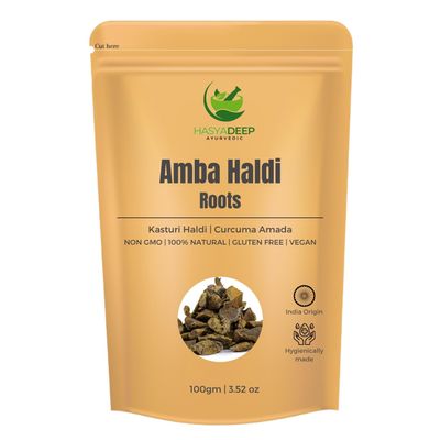 Amba Haldi Root | Jangli Haldi | Curcuma Aromatica | Wild Turmeric (50gm/1.76oz)