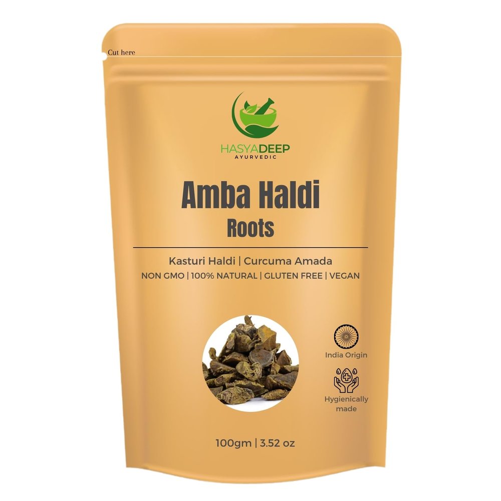 Amba Haldi Root | Jangli Haldi | Curcuma Aromatica | Wild Turmeric (50gm/1.76oz)
