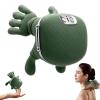 Bionic Heating Massager, Cordless Handheld Acupressure Massager for Neck and Back, Electric 4D Deep Tissue Massage, Simulated Human Hands Design, Pain Relief (Green) view 1