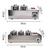 Optical Lens Dyeing Machine, Stainless Steel Eyeglasses Tinting Equipment,Lens Glasses Tinting Equipment, Adjustable Temperature, for Optical Shops(6 Cups) view 2
