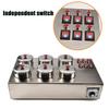 Optical Lens Dyeing Machine, Stainless Steel Eyeglasses Tinting Equipment,Lens Glasses Tinting Equipment, Adjustable Temperature, for Optical Shops(6 Cups) view 4