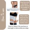 LILA HEALTH Double Layered Organic Cotton Castor Oil Pack for Liver- heatless, Less-Mess, Reusable- Easy Button Closure with 3 Stretchy Straps for Optimal Comfort, Designed for All Shapes and Sizes. view 2