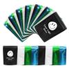 100 Custom Printed 1 Color Logo 28g 6 * 8" Heat Sealable Stand Up Food Safe Mylar Bags Resealable Zipper Pouch Smell-proof Foil Bag for Candies (Black,1 Color Logo Printed, Single Side Print) view 1