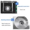 600W Optical Lens Dyeing Machine, Lens Glasses Tinting Equipment, Lens Dyeing Tank, Multi-Cup Tinting Bath, with Adjustable Temperature, for Eyeglasses Processing(4 Cups) view 4