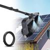 JIANSMZ Extendable Window Cleaner Brush Kit with Solar Panel, Water Fed Pole for Outdoor Glass Cleaning, High Reach Solution view 1