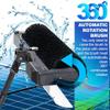 JIANSMZ Extendable Window Cleaner Brush Kit with Solar Panel, Water Fed Pole for Outdoor Glass Cleaning, High Reach Solution view 3