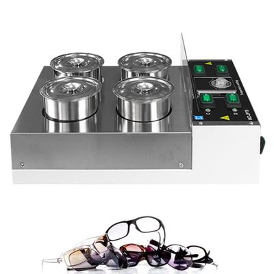 600W Optical Lens Dyeing Machine, Lens Glasses Tinting Equipment, Eyeglasses Lens Dyeing Machine, Temperature Adjustable for Eyeglasses Processing(4 Cups)
