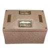 Champion XL Sandstone Urn Vault - Mountain Forest, Extra Large Urn Vault for Ground Burial, Holds Variety of Cremation Urn Sizes for Human Ashes, Durable and Secure for Cemetery Burial view 2