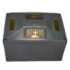 Champion XL Graystone Urn Vault - Cross & Ray, Extra Large Urn Vault for Ground Burial, Holds Variety of Cremation Urn Sizes for Human Ashes, Durable and Secure for Cemetery Burial view 2