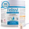 Felisyl L-Lysine Granules for Cats - Immune System Support - Supplement Support for Healthy Tissue, Respiratory, and Vision - Salmon-Flavored - Made in The USA - (1 Pack, Granules (3.5 oz.)) view 1