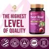 Beet Root Capsules - Organic Beetroot Powder 1950mg Per Serving - Vegan Caps - Premium Beet Root Supplement - Supports Nitric Oxide, Heart Health, & Natural Energy - Bottled in the USA - 60 Capsules view 4