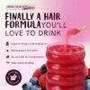ALL NAT Hair Growth Powder Drink for Women & Men | Supports Stronger, Fuller-Looking Hair Shaker Included| Collagen, Biotin & Botanical Blend Supplement | Vegan, Sugar-Free 300g view 4