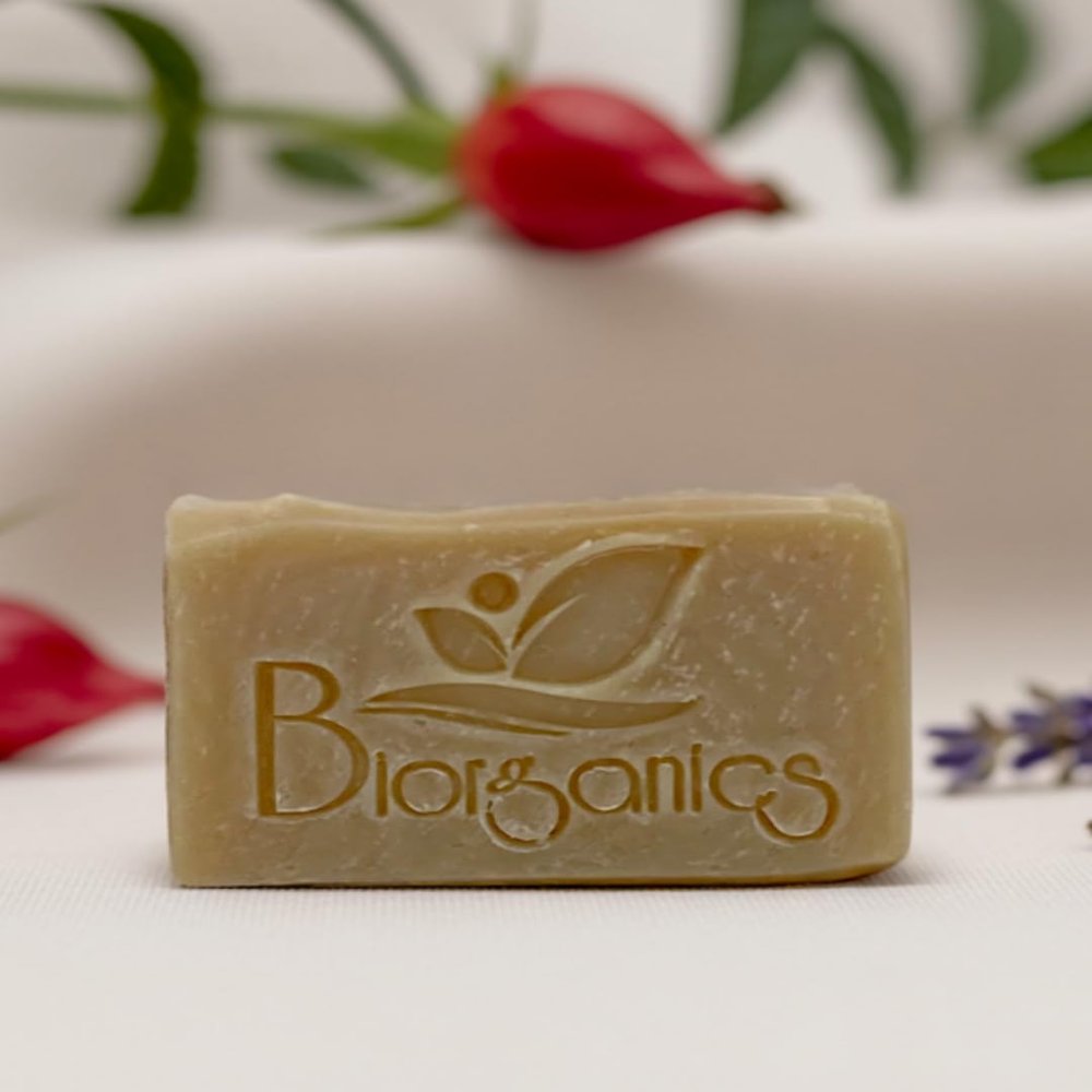 Biorganics Skin Therapy Handmade Eczema Soap, Natural, with Rosehip, Lavender & Jojoba Oil, Soothes & Protects Skin