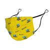 Reusable Breathable Face Mask Scarf Honeycomb Cute Bee Yellow Cloth Cover Balaclava Adjustable Washable Face Cover Balaclava view 4