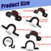 10PCS Rollator Seat Cushion Bracket Mount Parts, Rollator Walker Seat Clamp U Brackets, Brake Grip Holder for Rollators, 4 Wheels Foldable Rolling Walker Replacement Parts, Drive Walker Accessories view 2