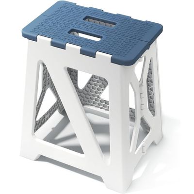 Folding Shower Stool - Foldable & Anti-Slip Shower Chair for Inside Shower - 330lbs Safety Waterproof Plastic Fold Up Shower Seat - Portable Travel Compact Bath Bench for Elderly, Handicap & Disabled