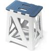 Folding Shower Stool - Foldable & Anti-Slip Shower Chair for Inside Shower - 330lbs Safety Waterproof Plastic Fold Up Shower Seat - Portable Travel Compact Bath Bench for Elderly, Handicap & Disabled view 1