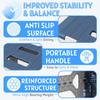 Folding Shower Stool - Foldable & Anti-Slip Shower Chair for Inside Shower - 330lbs Safety Waterproof Plastic Fold Up Shower Seat - Portable Travel Compact Bath Bench for Elderly, Handicap & Disabled view 4