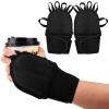 2 Pack Weighted Gloves for Tremors, Adjustable Hand Stability Aid for Parkinson's Patients, Writing Stability & Strengthening, Hand Grip Strength Trainer (Black) view 1