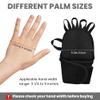 2 Pack Weighted Gloves for Tremors, Adjustable Hand Stability Aid for Parkinson's Patients, Writing Stability & Strengthening, Hand Grip Strength Trainer (Black) view 3