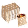 Linkidea 12 Pcs Small Burlap Drawstring Gift Bags, 5.5" x 3.9" Polka Dot Linen Pouches for Party Favors, Candy, Jewelry, Wedding Decorations view 1