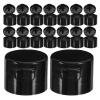 NineLife Basics 100pcs Flips Top Caps For Travel Bottles - Replacement Plastic Leakproof Lotion Bottle Covers For Body Lotion Shampoo Jar 28mm I.D view 1