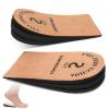 2 Pack Heel Lifts for Women, Adjustable Shoe Lifts for Women, 3-Layer Heel Lift Inserts Invisible Shoe Lift for Heels Pain Relief, Uneven Legs (S) view 1