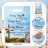Yinder 100 Pcs Church Gift Bulk Plastic Religious Christian Welcome Treat Bags Goody Bags with Handles Bible Verse Gifts for Women Father's Day Church Party Supplies Party Favor Decoration view 3