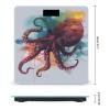 Abstract Colorful Octopus Weight Scale Digital Electronic Scales Bathroom Scale, Larg LCD Backlight Display, High Precision Measurements,Tempered Glass view 2