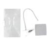 QANYEGN Magnifying Glass, 4X Magnification Large Clear Lens with Clips, Flexible Hose Magnifier for Reading Repair Small Prints Crafts view 1