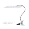 QANYEGN Magnifying Glass, 4X Magnification Large Clear Lens with Clips, Flexible Hose Magnifier for Reading Repair Small Prints Crafts view 3