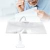 QANYEGN Magnifying Glass, 4X Magnification Large Clear Lens with Clips, Flexible Hose Magnifier for Reading Repair Small Prints Crafts view 4