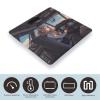 Airplane Cockpit Weight Scale Digital Electronic Scales Bathroom Scale, Larg LCD Backlight Display, High Precision Measurements,Tempered Glass view 3