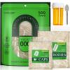000 Capsules 500 Count, Separated Empty Pill Capsules Size 000, Big Size Clear Caps Empty, Capsules for Supplements, Caps and Bodies in 2 Bags view 1