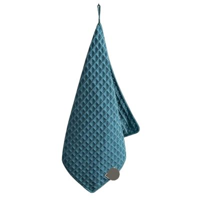 4 Pcs Microfiber Cleaning Towels - for Coffee Bars, Baristas, Coffee Machines, Kitchen & Home(Blue 30x30cm)