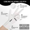Xandoval Kids Disposable Gloves, 5-Mil Safe White Nitrile, Small, 50Ct view 2