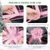 10 Pack Pull Bows,9.5" / 24cm Large Bow for Gift Wrapping,Party Wedding Ribbon Bows for Wrapping Boxes or Flower Decorations, Gift Decorations (Matter Pink) view 3
