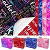 PrintMyWay Personalized Christmas Wrapping Paper with Photo Pink Blue Name Pattern Custom Christmas Face Gift Wrap Paper for Boys Girls Customized Xmas Birthday Wrapping Paper Rolls for Men Women view 1