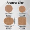 200pcs Small Bandages for Face, 4 Sizes Round Circle & Oval & Square Fabric Breathable Spot Adhesive Bandages Dot Plasters for First-Aid Tiny Scrapes Wound Protection Supplies view 2