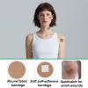 200pcs Small Bandages for Face, 4 Sizes Round Circle & Oval & Square Fabric Breathable Spot Adhesive Bandages Dot Plasters for First-Aid Tiny Scrapes Wound Protection Supplies view 3