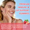 GGMMUU L-Lysine Gummies 1000mg Chewable L-Lysine Supplement for Adults & Kids, Essential Amino Acid Supplement for Lips & Oral Health, Immune Support, Strawberry Flavor, 60 Count view 3