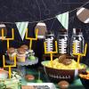 12 Pieces Football Cake Decorations Set with Cake Goal Post Topper Mini Football for Sports Theme Party Decoration Supplies view 3